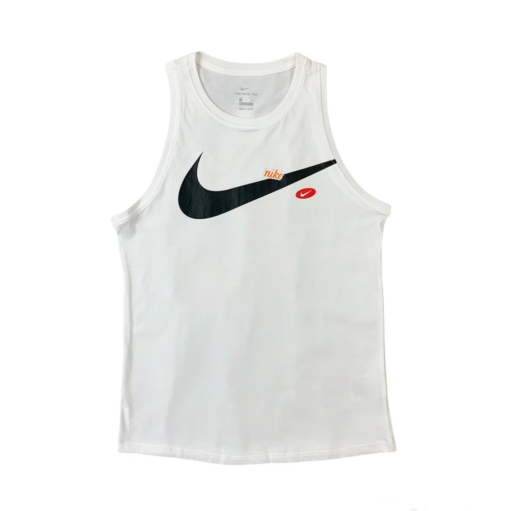 Nike Women Tank Top Tom White Black Logo Size S, L New With Tags